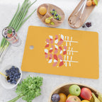 Florals Looking Up - Yellow Cutting Board Gallery Image 2