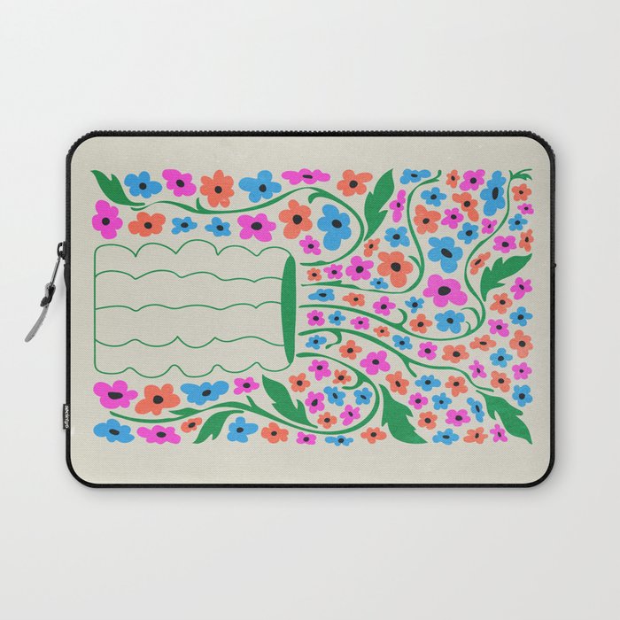 Flower Market 08: Rome Laptop Sleeve Gallery Image 1