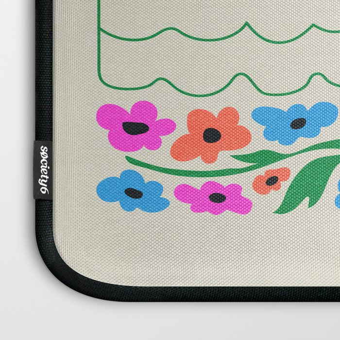 Flower Market 08: Rome Laptop Sleeve Gallery Image 3