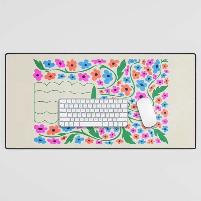 Flower Market 08: Rome Desk Mat Gallery Image 1