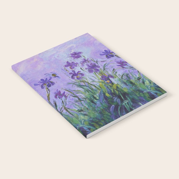 Claude Monet Lilac Irises Notebook Gallery Image 2