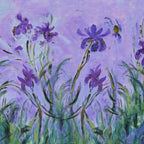 Claude Monet Lilac Irises Coffee Mug Gallery Image 2