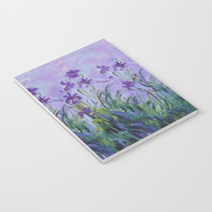 Claude Monet Lilac Irises Notebook Gallery Image 3