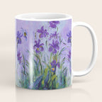 Claude Monet Lilac Irises Coffee Mug Gallery Image 1