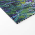 Claude Monet Lilac Irises Welcome Mat Gallery Image 2