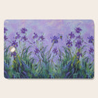 Claude Monet Lilac Irises Cutting Board Gallery Image 1