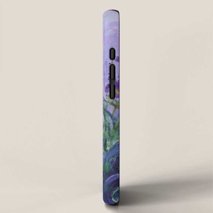 Claude Monet Lilac Irises iPhone Case Gallery Image 2