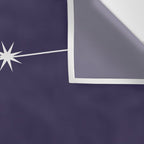 Aquarius Zodiac Star Constellation Line Art Dark Purple Wall Tapestry Gallery Image 3
