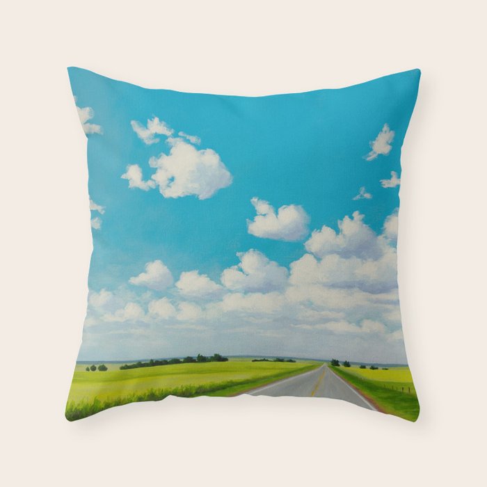Summer Road Trip Throw Pillow Gallery Image 6