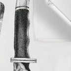 Knife Set - SpookyDOODs Wall Tapestry Gallery Image 3
