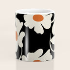 Black and white floral Coffee Mug Gallery Image 4