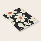 Black and white floral Notebook Gallery Image 3