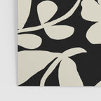 Black and white floral Poster Gallery Image 3