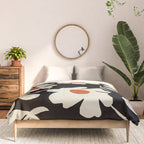 Black and white floral Comforter Gallery Image 3