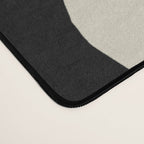 Black and white floral Desk Mat Gallery Image 4