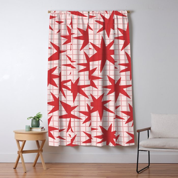 Playful Stars #2 Window Curtain Gallery Image 5