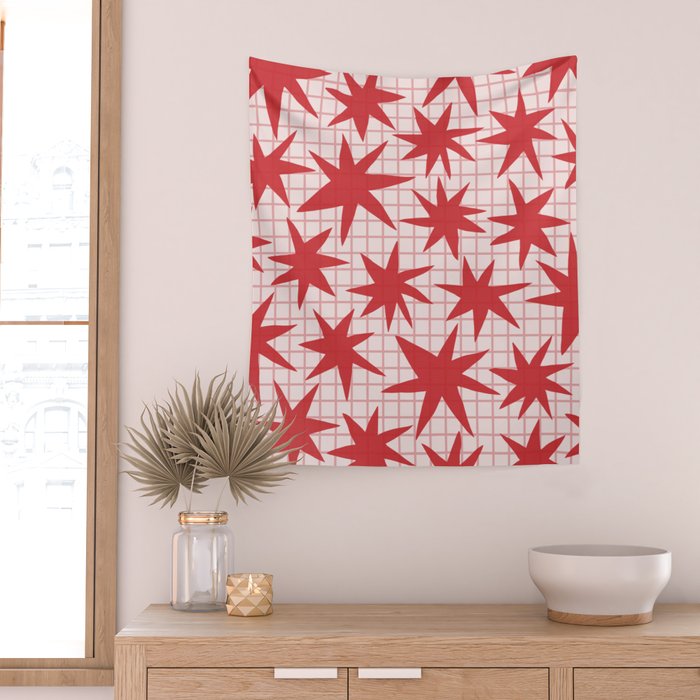 Playful Stars #2 Wall Tapestry Gallery Image 2
