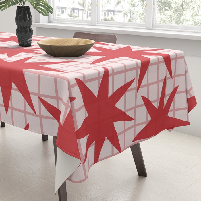 Playful Stars #2 Tablecloth Gallery Image 3
