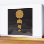 Rise of the golden moon Wall Mural Gallery Image 2