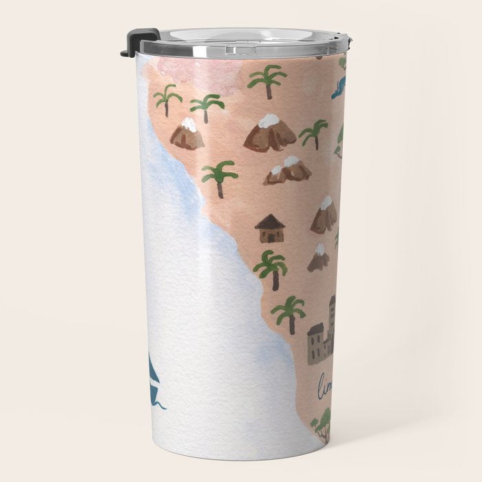 Peru Map Travel Mug Gallery Image 3