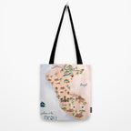 Peru Map Tote Bag Gallery Image 2