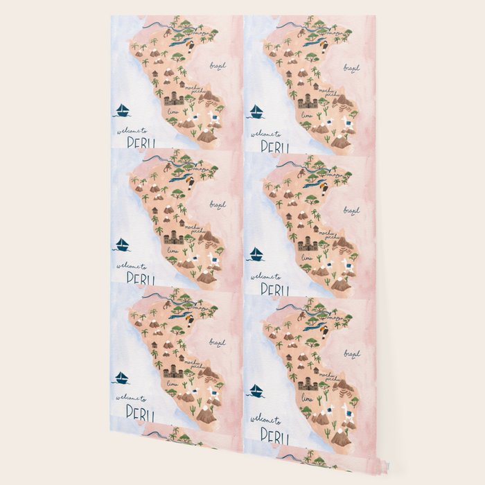 Peru Map Wallpaper Gallery Image 2