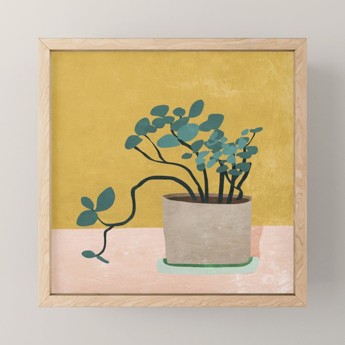 Plant Pot Mini Art Print Gallery Image 1