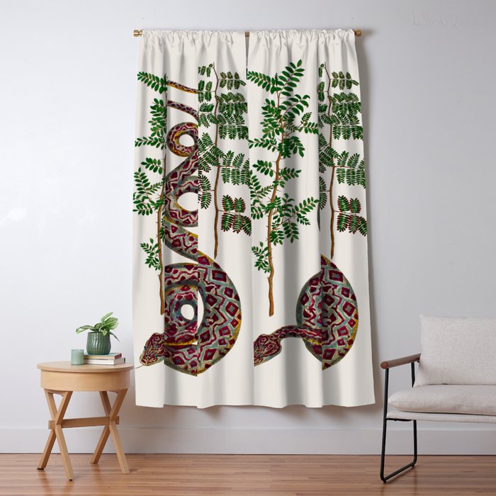 Mimosa Snake Seba Albertus Window Curtain Gallery Image 1
