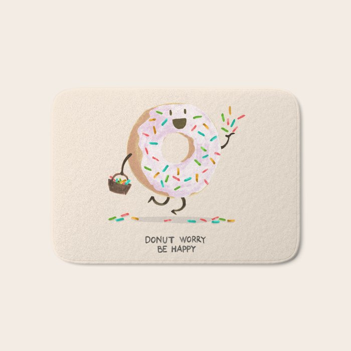 Be Happy Bath Mat Gallery Image 1