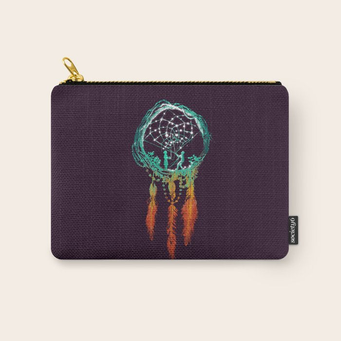 Dream Catcher (the rustic magic) Carry All Pouch Gallery Image 1