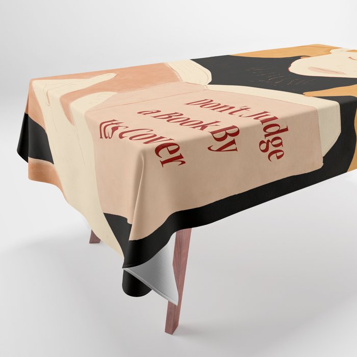 Donât Judge a Book By Its Cover 2 Tablecloth Gallery Image 1