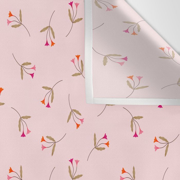 Pressed Posies - Floral Art Wall Tapestry Gallery Image 3