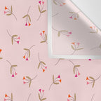 Pressed Posies - Floral Art Wall Tapestry Gallery Image 3