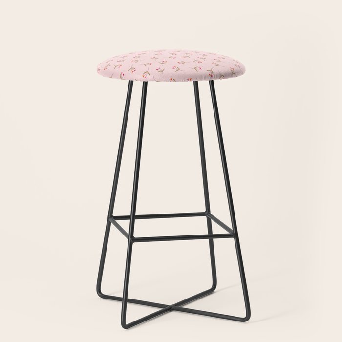 Pressed Posies - Floral Art Stool Gallery Image 1