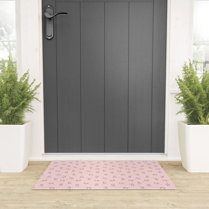 Pressed Posies - Floral Art Welcome Mat Gallery Image 3
