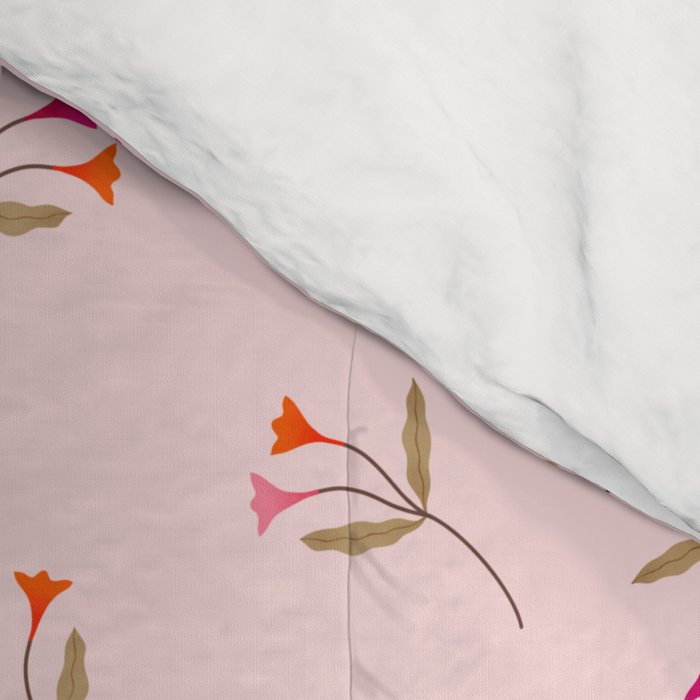 Pressed Posies - Floral Art Comforter Gallery Image 4