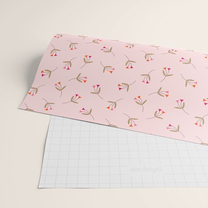 Pressed Posies - Floral Art Wrapping Paper Gallery Image 2