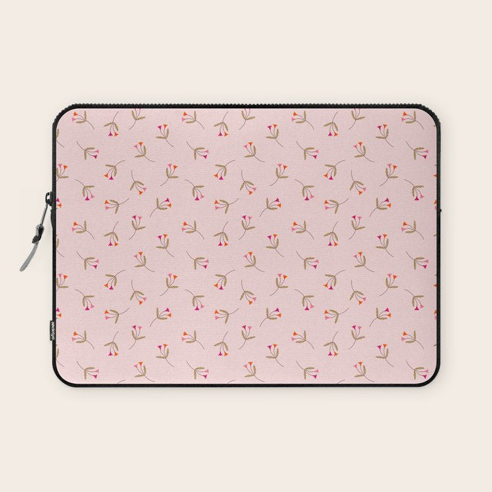 Pressed Posies - Floral Art Laptop Sleeve Gallery Image 1