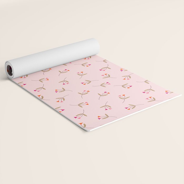 Pressed Posies - Floral Art Yoga Mat Gallery Image 2