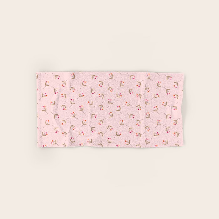 Pressed Posies - Floral Art Bath Towel Gallery Image 1