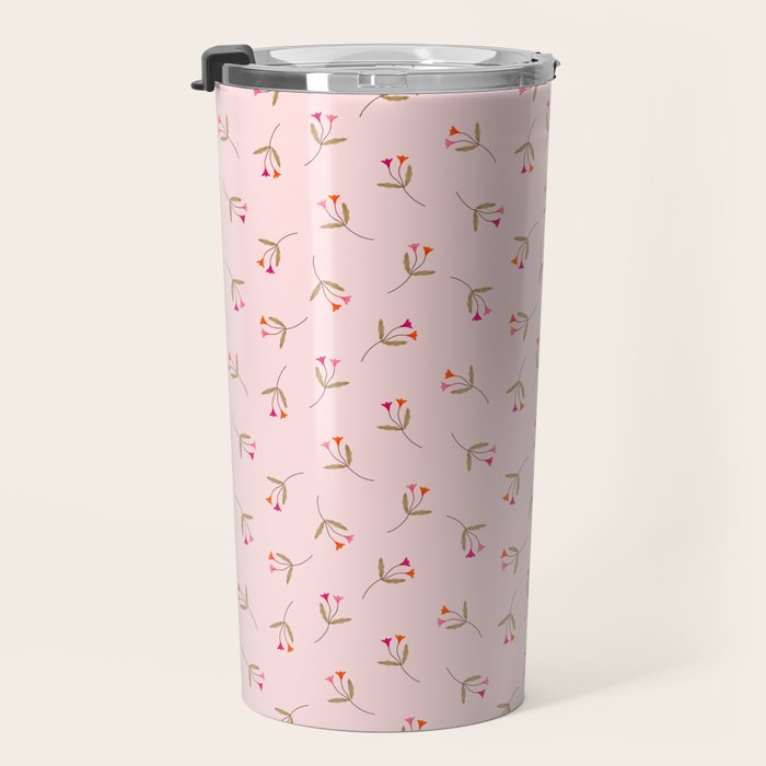 Pressed Posies - Floral Art Travel Mug Gallery Image 3