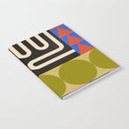 Geometric Bold Colorful Play Pattern Notebook Gallery Image 2