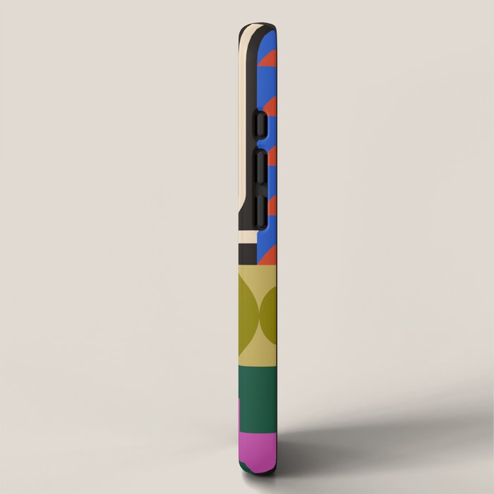 Geometric Bold Colorful Play Pattern iPhone Case Gallery Image 2