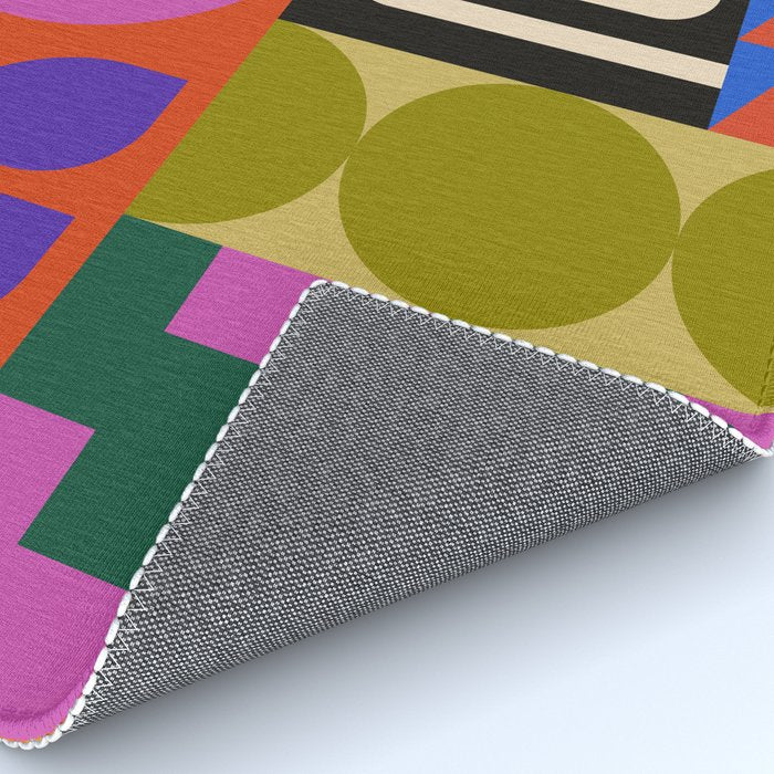 Geometric Bold Colorful Play Pattern Rug Gallery Image 4