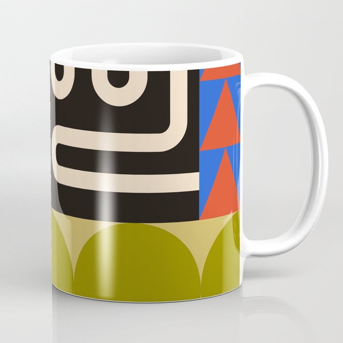 Geometric Bold Colorful Play Pattern Coffee Mug Gallery Image 1