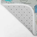 Cat Math Bath Mat Gallery Image 2