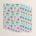 Cat Math Wrapping Paper Gallery Image 3