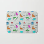 Cat Math Bath Mat Gallery Image 1