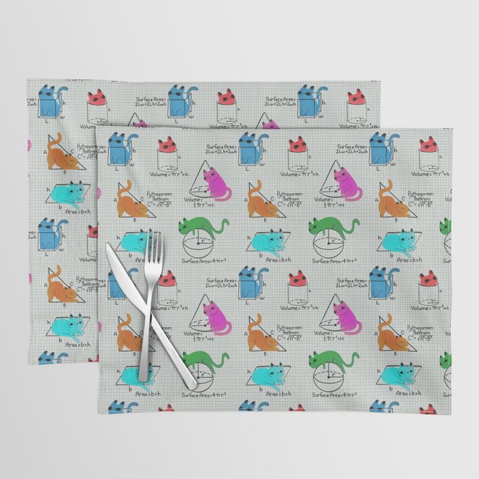 Cat Math Placemat Gallery Image 1