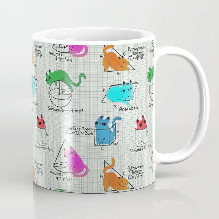 Cat Math Coffee Mug Gallery Image 1